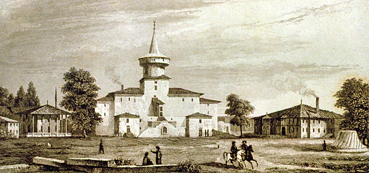 Edirne palace grounds, 1840