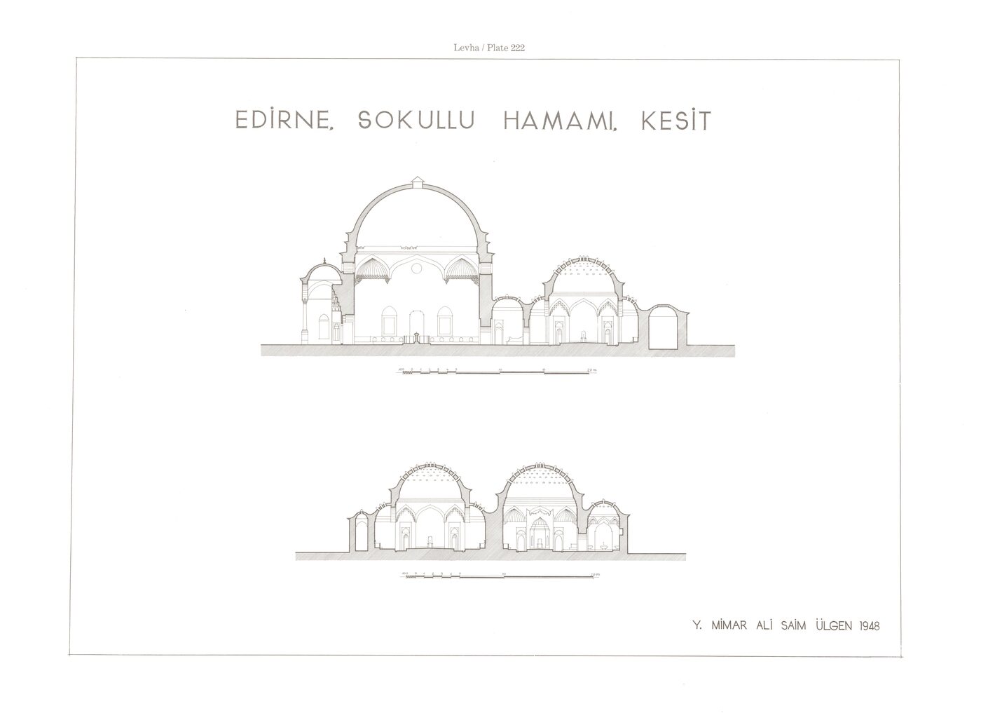 Archival documentation of the hamam